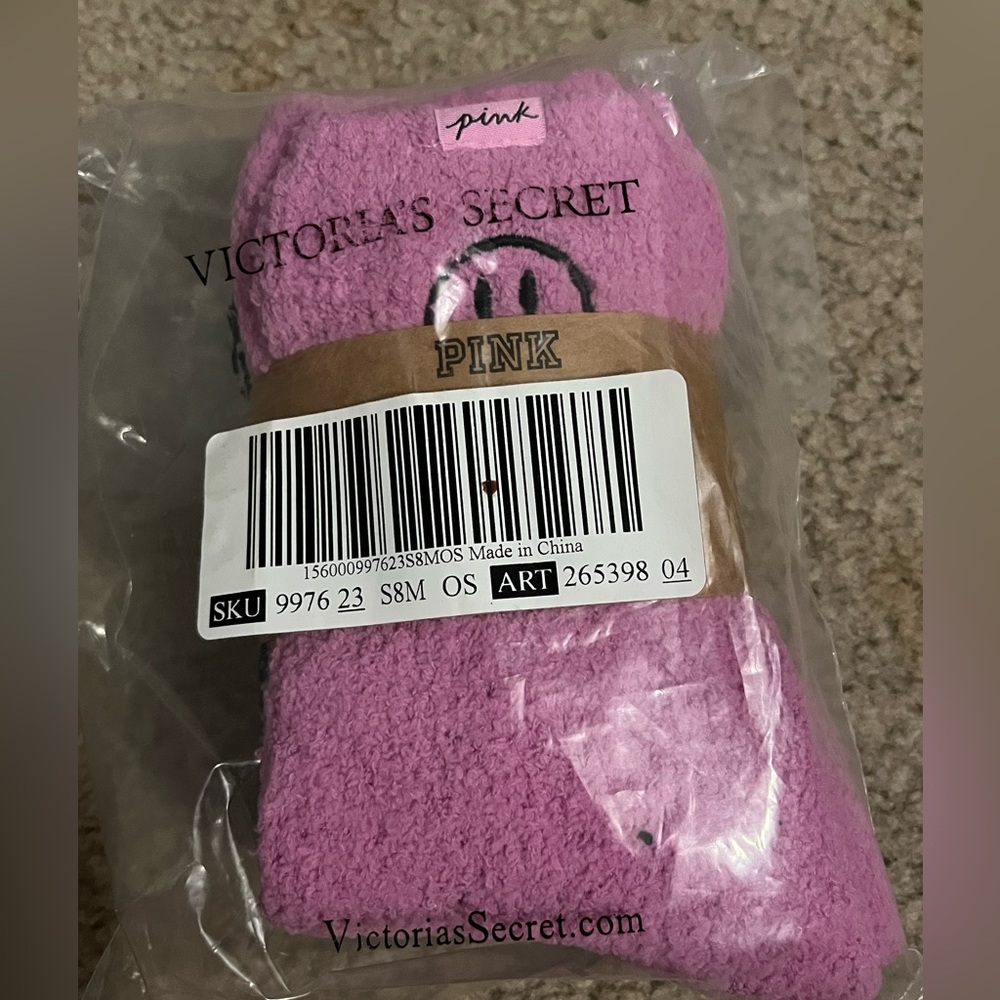 Victoria secret Pink fuzzy socks
